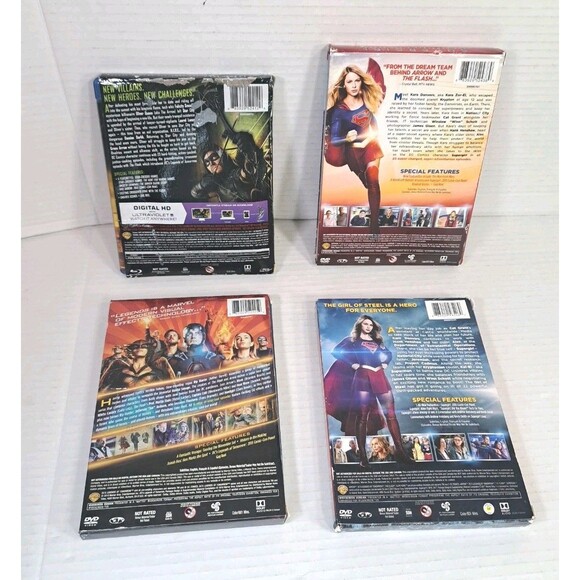 DC Lot Supergirl S1-2 DVD & Legends of Tomorrow S1 DVD Arrow Blu-ray Tested - Picture 2 of 8
